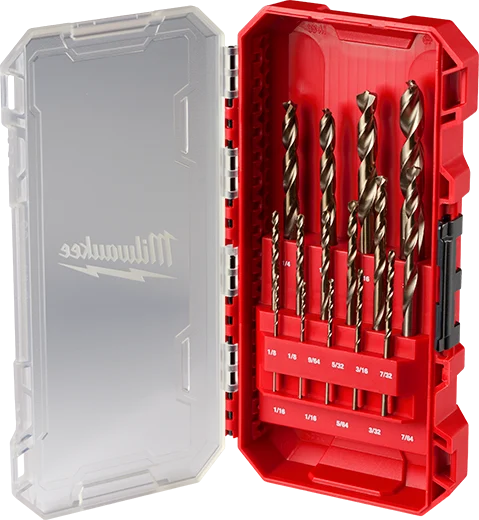 RED HELIX™ Cobalt Drill Bit Set – 15PC