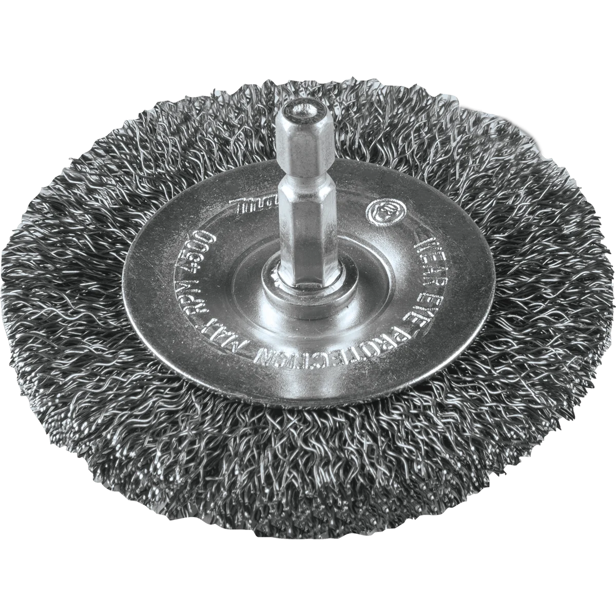3" Crimped Wire Wheel, 1/4" Hex Shank