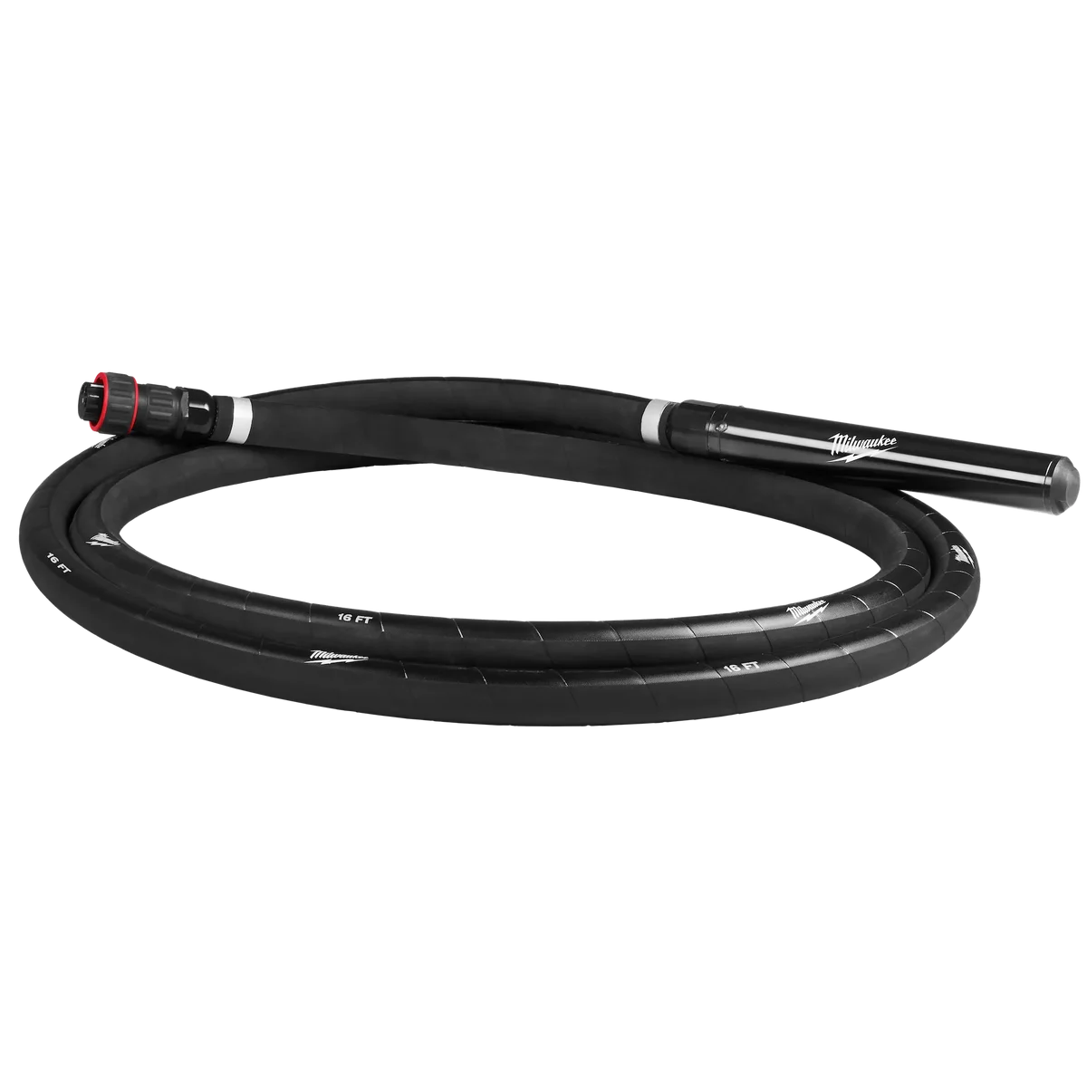 MX FUEL™ High Cycle Concrete Vibrator 16' Whip w/ 1.75" Head