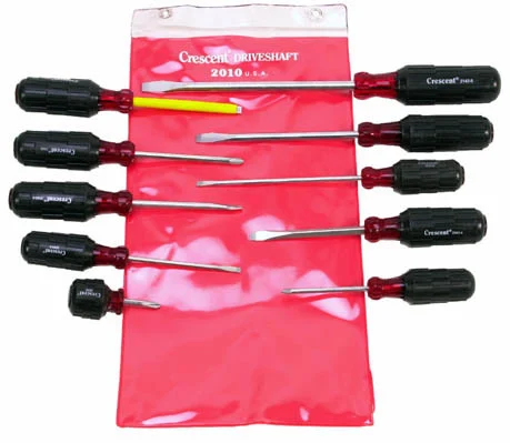 Crescent 10 piece Series 2000 screwdriver set, 2010 (Discontinued please see 9400D )