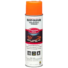 Rust-Oleum M1800 Water-Based Precision Line Marking Paint Fluorence Orange 17oz