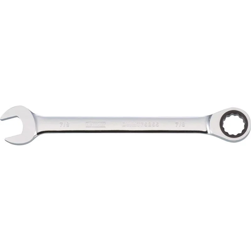 DeWalt 7/8 in. X 7/8 in. SAE Ratcheting Combination Wrench 1 pc