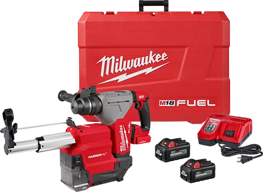 M18 FUEL™ 1-1/8" SDS Plus Rotary Hammer w/ ONE-KEY™ & HAMMERVAC™ Dedicated Dust Extractor Kit