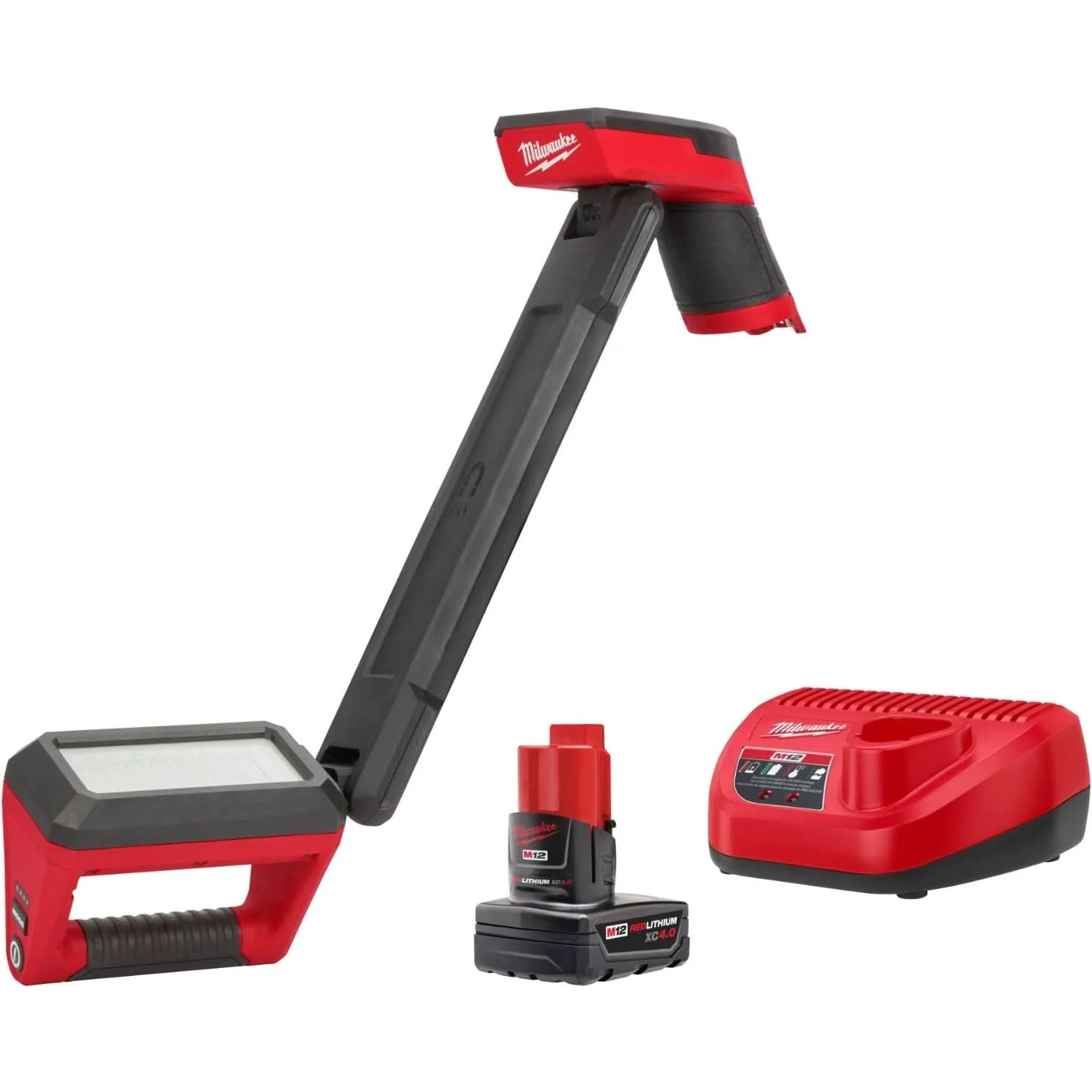Milwaukee 2126-21XC M12 Underbody 1,200-Lumen Articulating Light 4.0Ah Kit