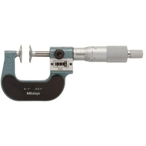 Mitutoyo 223-125 Disk Micrometereter 0-1" Range