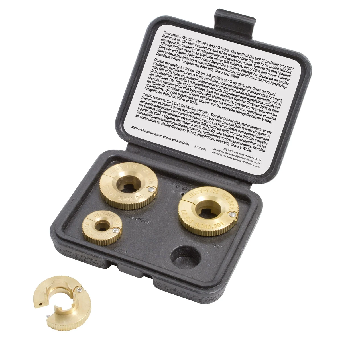 Lisle 4 Piece Low Profile Jiffy-tite? Disconnect Set