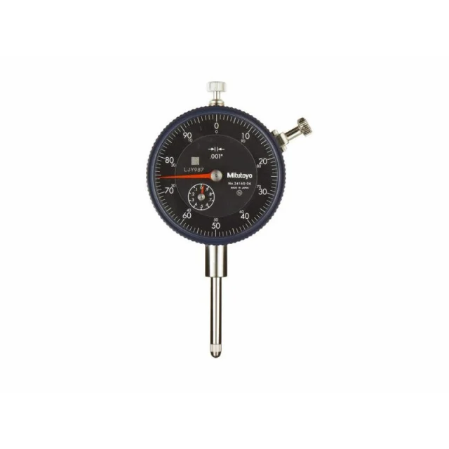 Mitutoyo 2356AB-10 Series 2 Dial Gauge, Flat Back, 0,25", 0.0001"