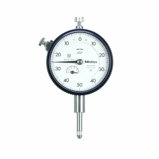 Mitutoyo 2415A Series 2 Dial Gauge, Lug Back, 0.5", 0.001"