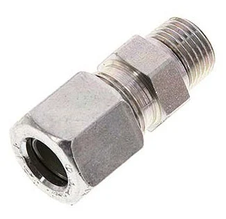 G 1'' Male x 38S Zinc plated Steel Straight Cutting Ring 315 Bar DIN 2353