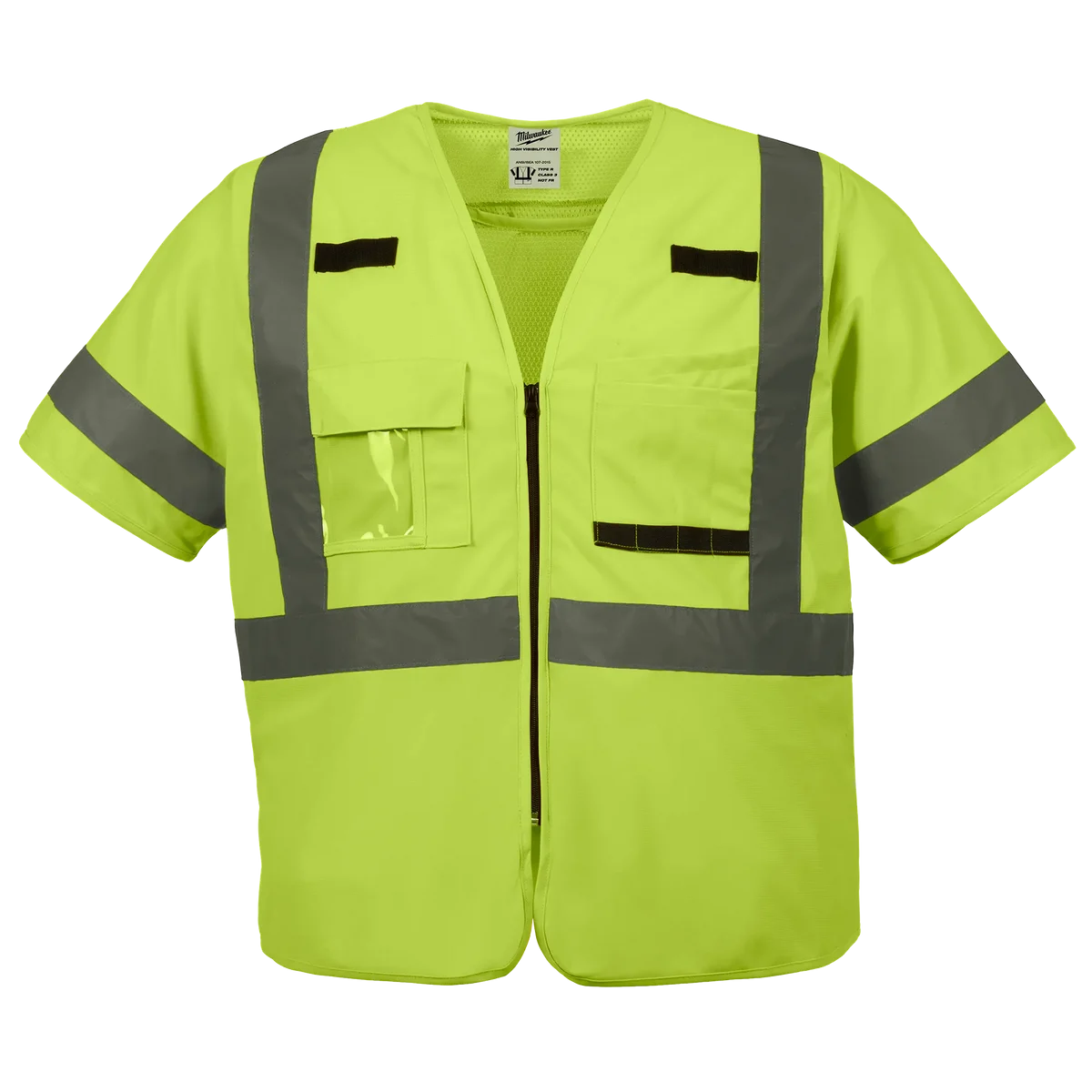 Class 3 High Visibility Yellow Safety Vest - 4XL/5XL