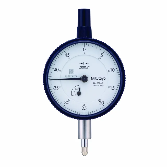 Mitutoyo 2507A Series 2 Dial Gauge, Lug Back, 0,125", 0.0005"