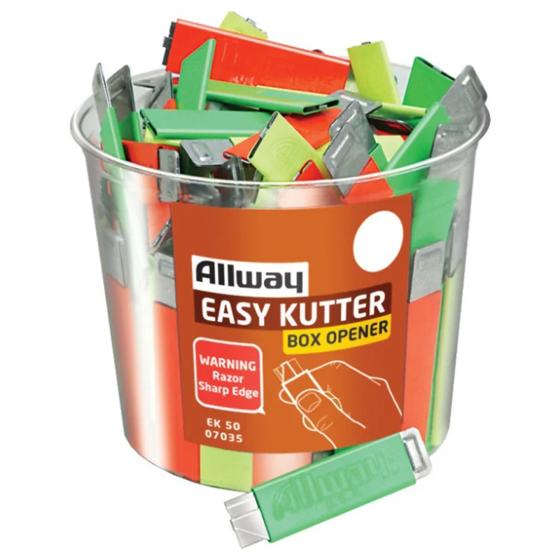 Allway Easy Kutter 5.9 in. Sliding Box Cutter Assorted 50 pk, Pack of 50