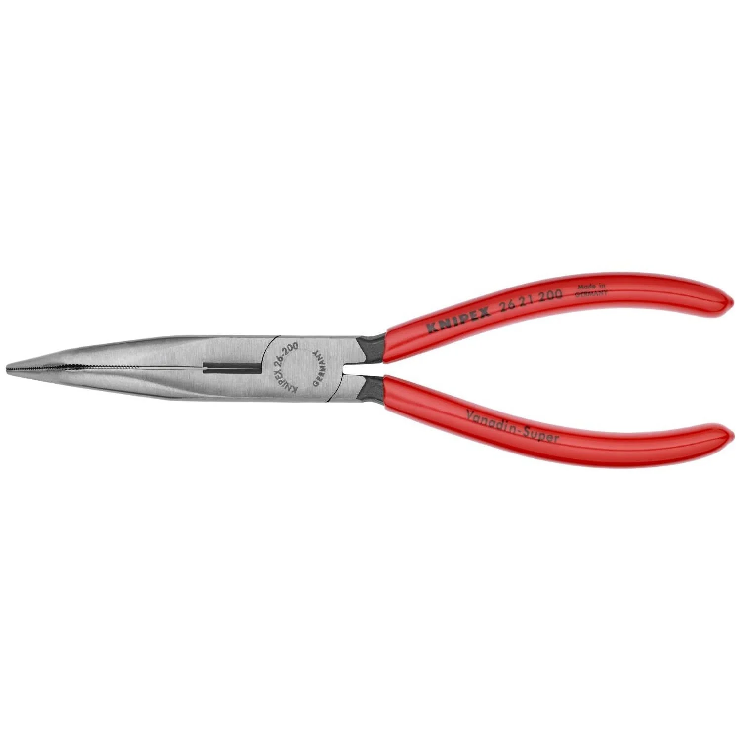 Knipex 26 21 200 Long Nose 40° Angled Pliers with Cutter