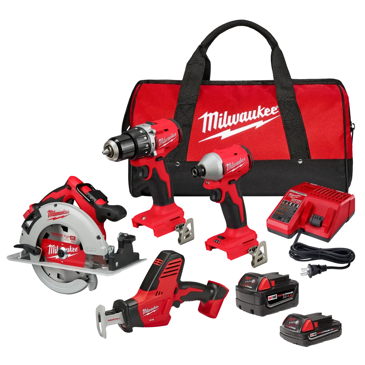 M18™ 4 Tool Combo Kit Brushless