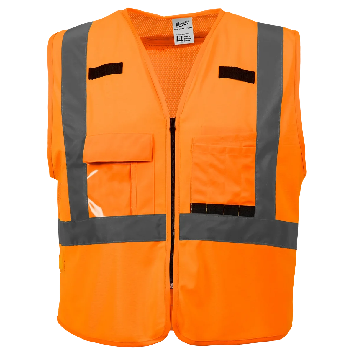 Class 2 High Visibility Orange Safety Vest - S/M