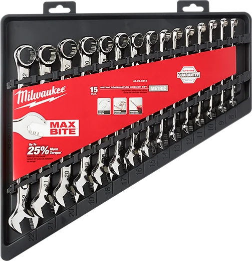 15pc Combination Wrench Set - Metric