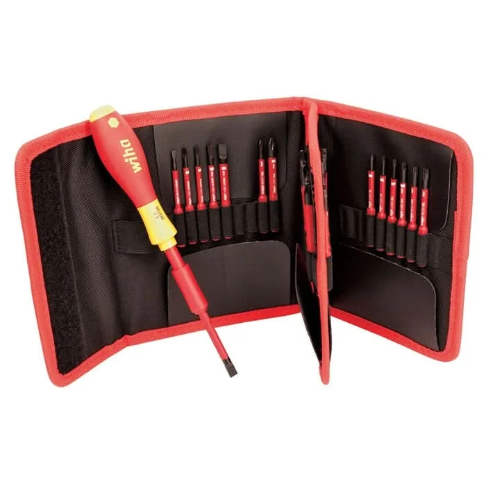 Wiha 28399 30-Piece Insulated SoftFinish SlimLine Blade Set