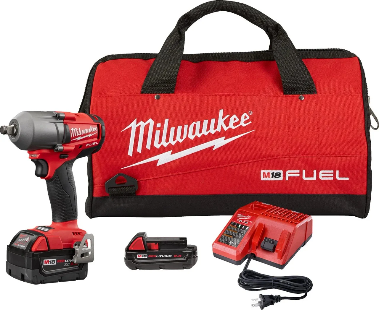M18 FUEL 1/2 Mid Torque Impact Wrench Kit