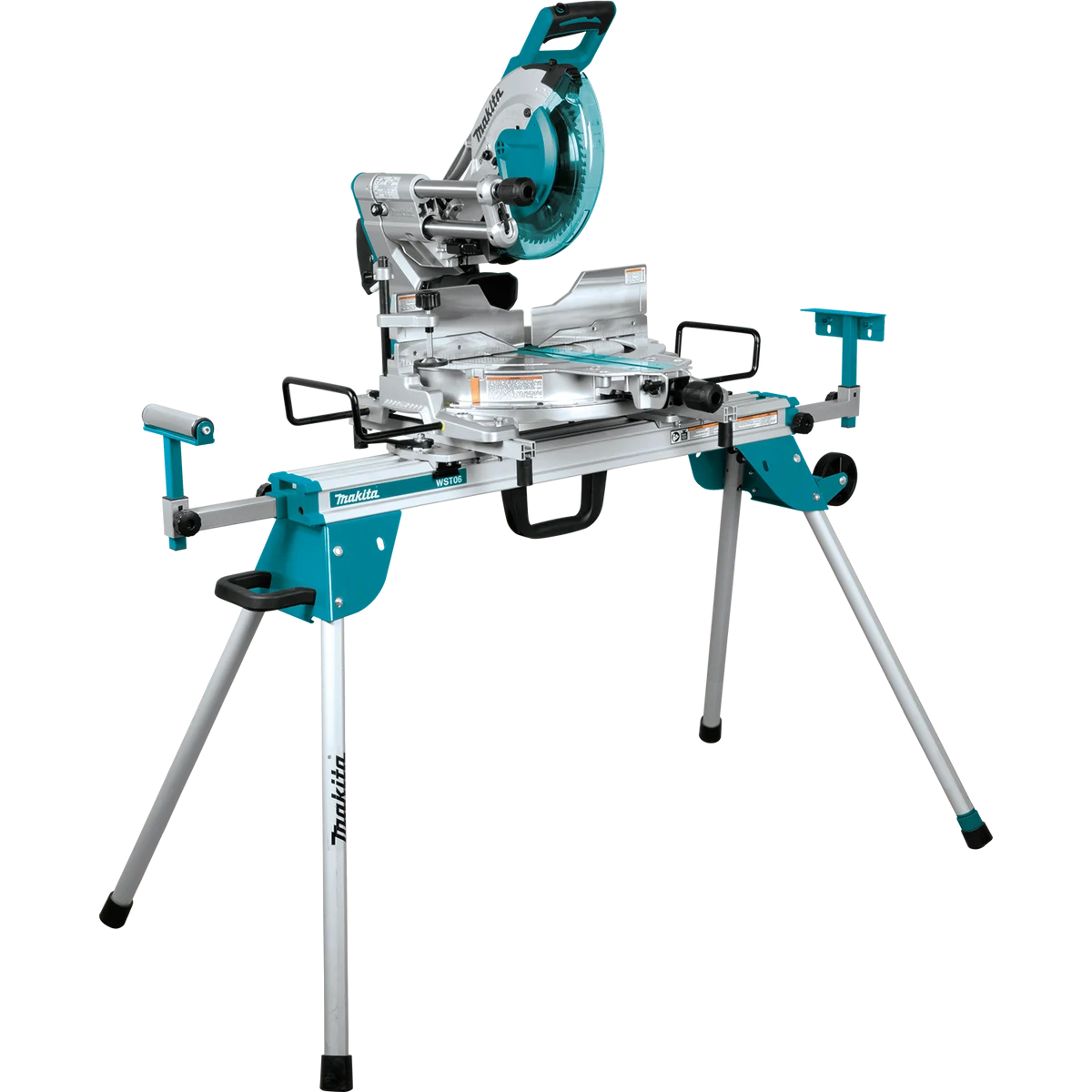 10" Dual‑Bevel Sliding Compound Miter Saw with Laser and Stand