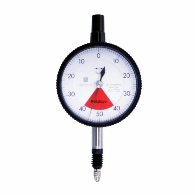 Mitutoyo 2900A-70 Series 2 Dial Gauge, Lug Back, 0.08mm, 0.001mm