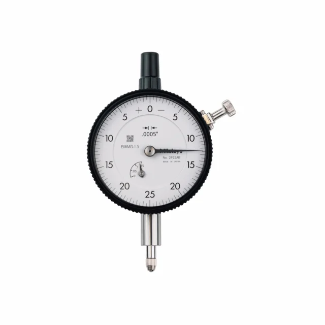Mitutoyo 2922A Series 2 Dial Gauge, Lug Back, 0,125", 0.0005"