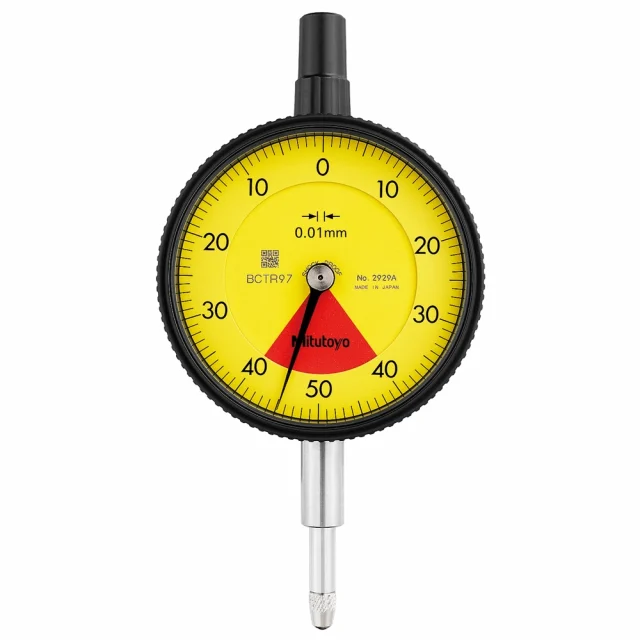 Mitutoyo 2929AB Series 2 Dial Gauge, Flat Back, 0,8mm, 0,01mm