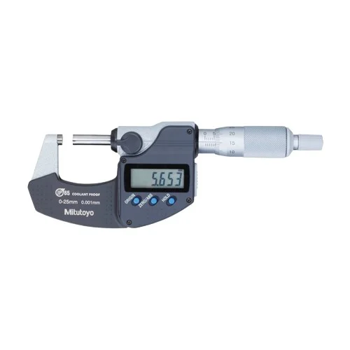 Mitutoyo 293-230-30 Digimatic Micrometer w/ SPC Output, 0-25mm