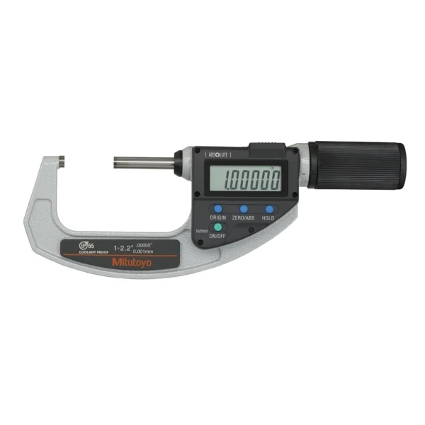 Mitutoyo 293-677-20 QuantuMike 1-2.2" Digital Micrometer