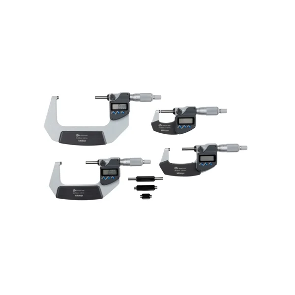 Mitutoyo 293-963-30 Digital Micrometer IP65 Set 0-100mm 4 pcs