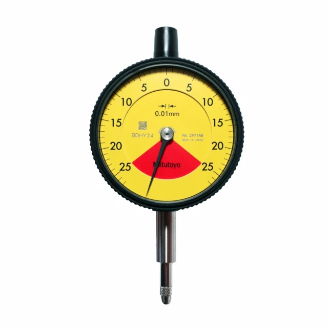 Mitutoyo 2971AB Series 2 Dial Gauge, Flat Back, 0,5mm, 0,01mm