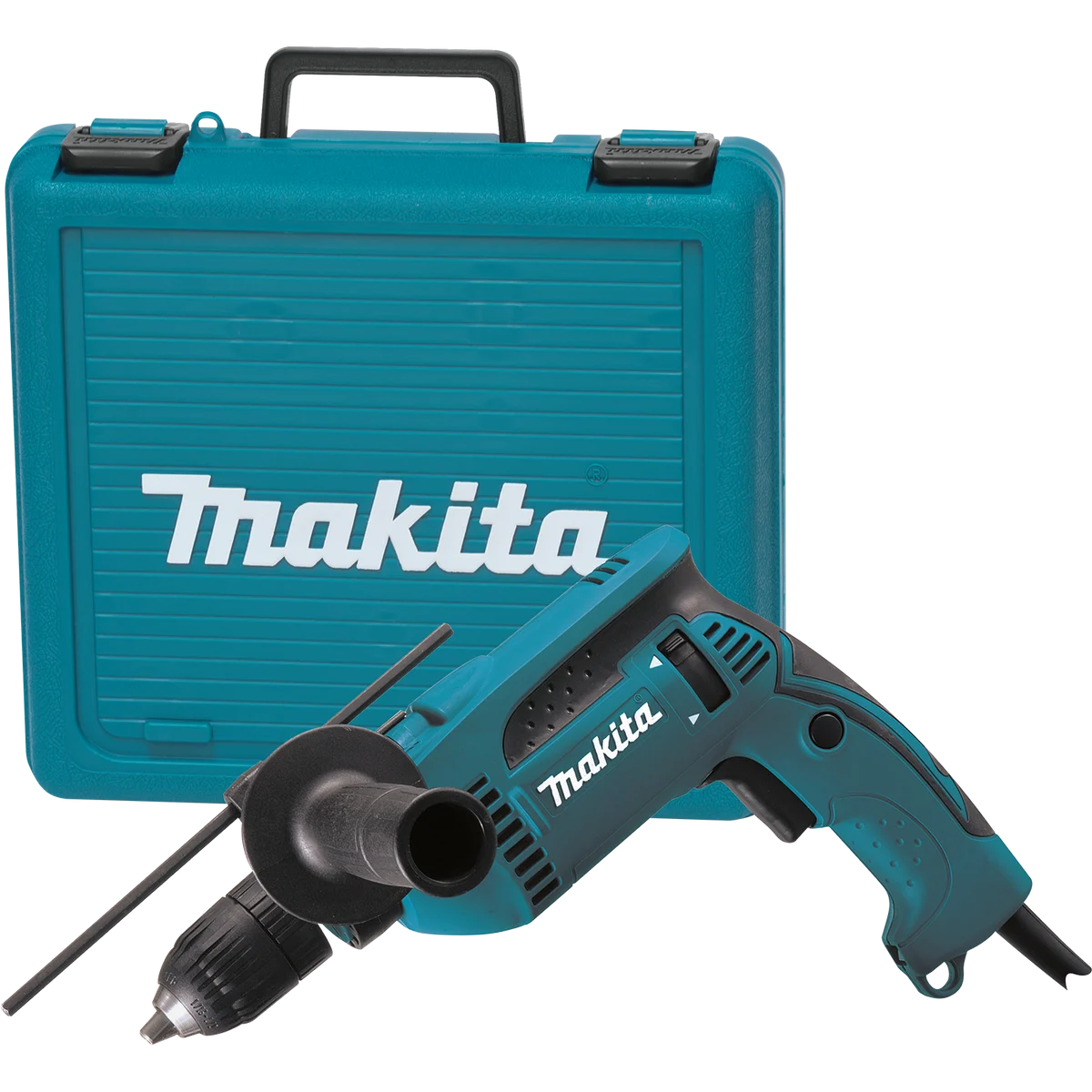 MAKITA 5/8" Hammer Drill, w/ Keyless Chuck, Tool Case