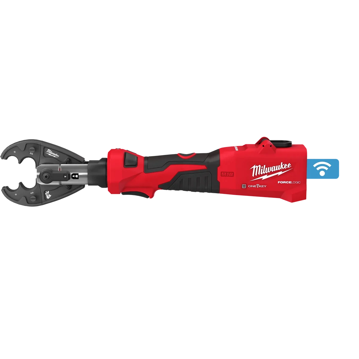 M18™ FORCE LOGIC™ 6T Linear Utility Crimper w/ O-D3 Jaw & Cutting Jaws