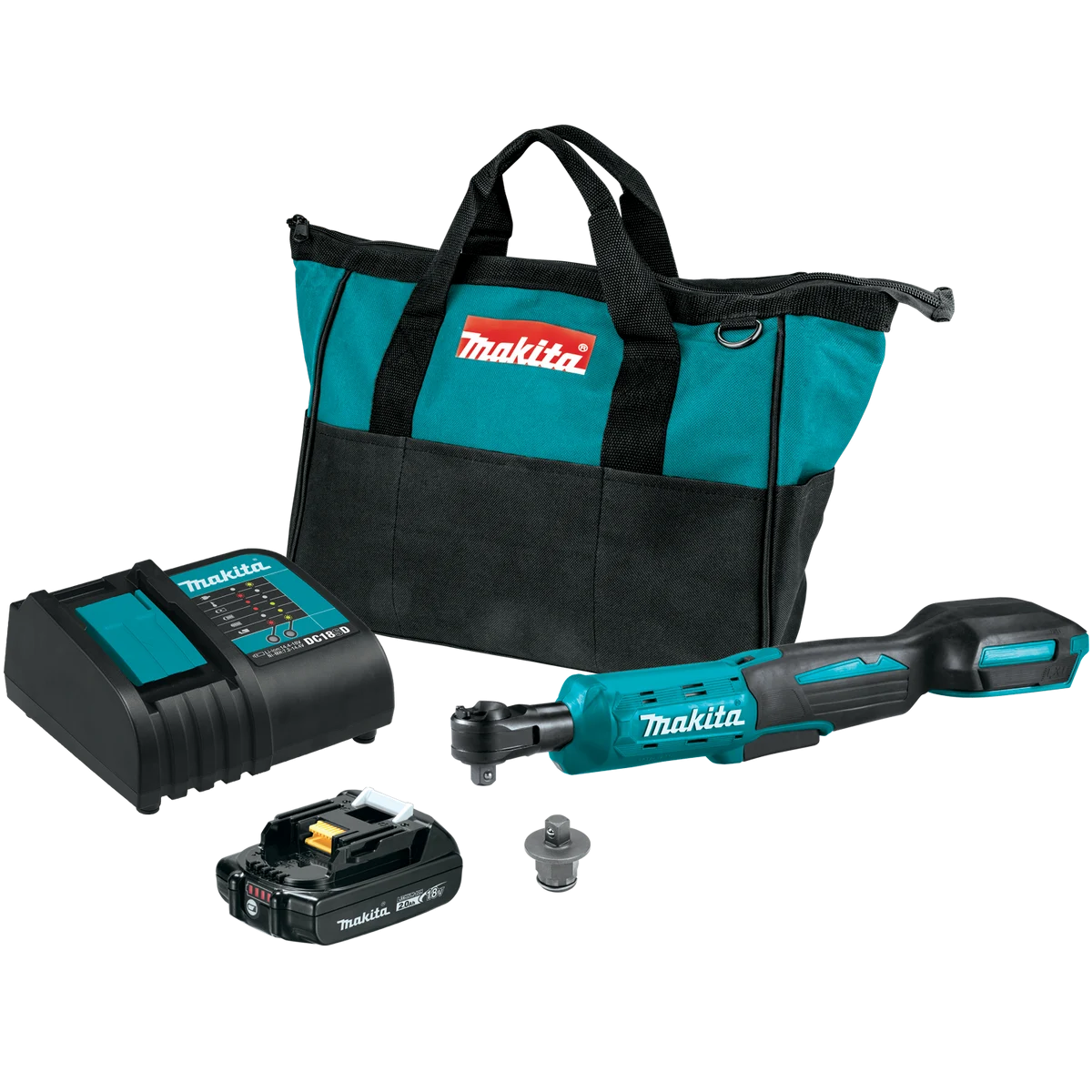 MAKITA 18V LXT® 3/8" / 1/4" Sq. Drive Ratchet Kit