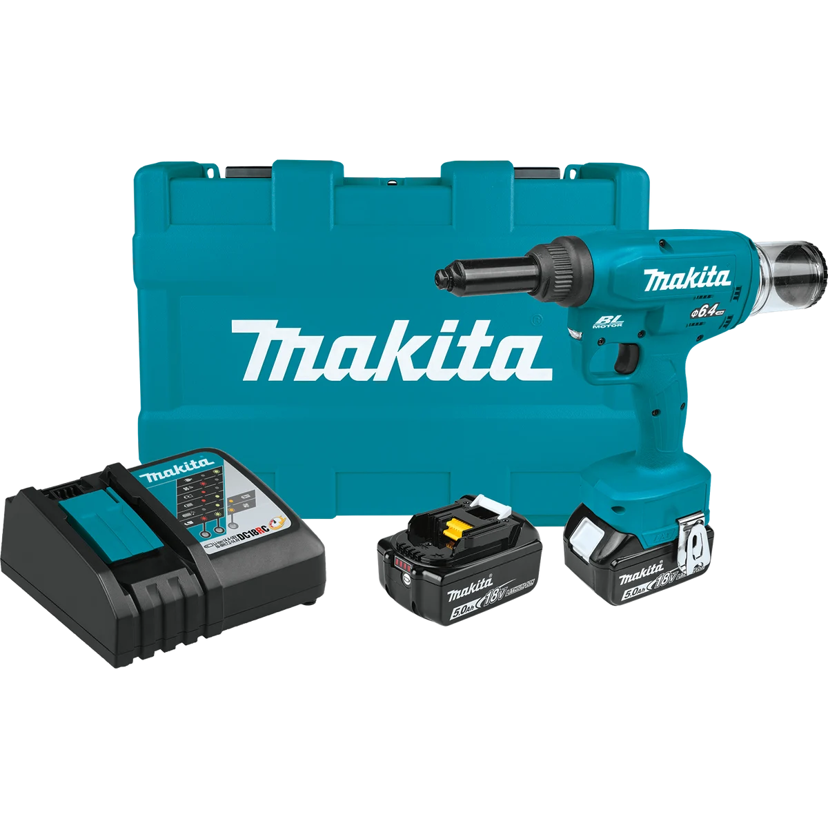 18V LXT® Lithium‑Ion Brushless Cordless Rivet Tool Kit (5.0Ah)
