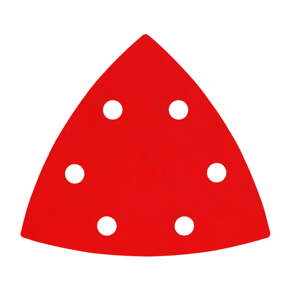 3-1/2" 80-Grit Oscillating Triangular Detail Sanding Sheets (10-pk)