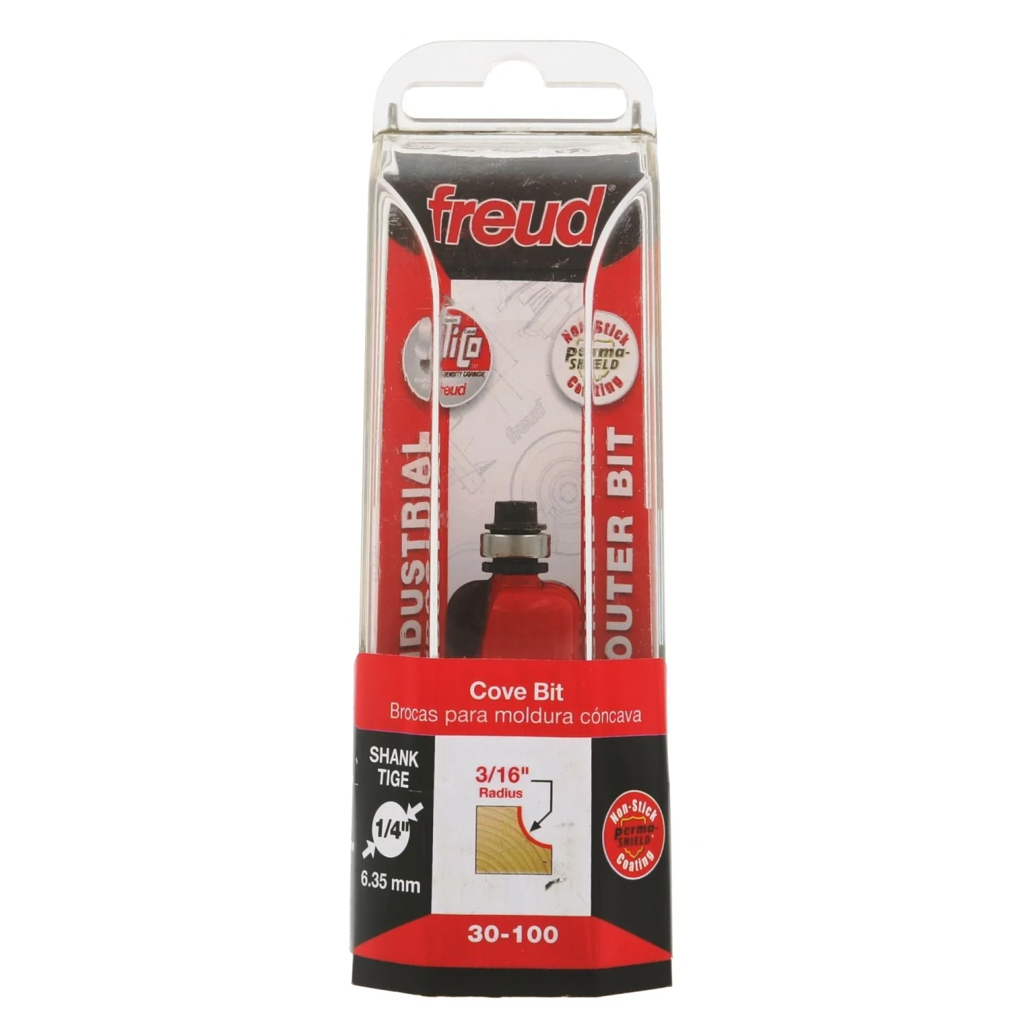 Freud 30-100 3/16-Inch Radius Cove Router Bit