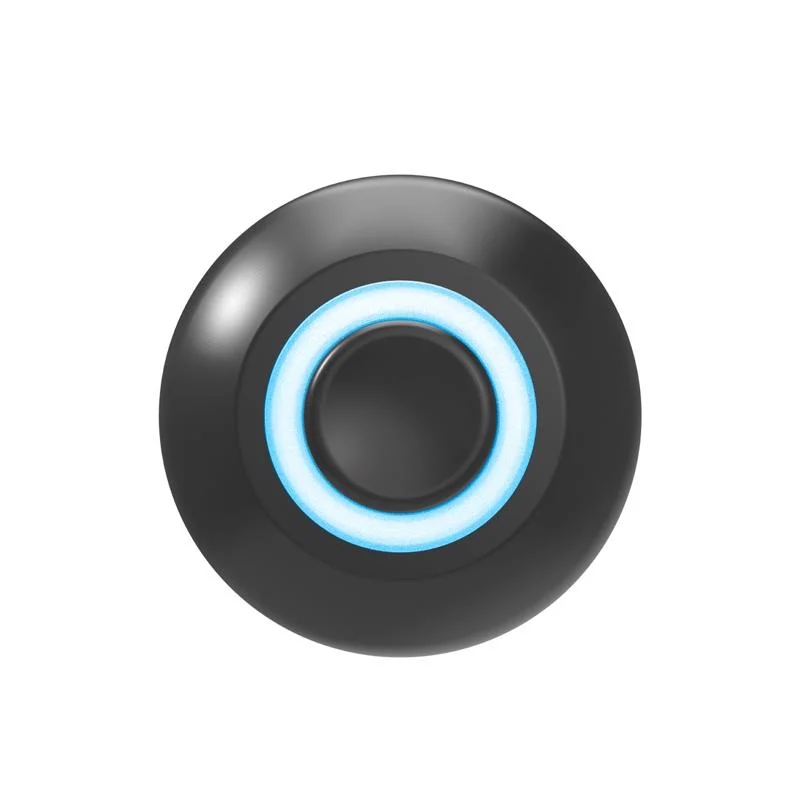 Heath Zenith Black/White Metal Wired Pushbutton Doorbell
