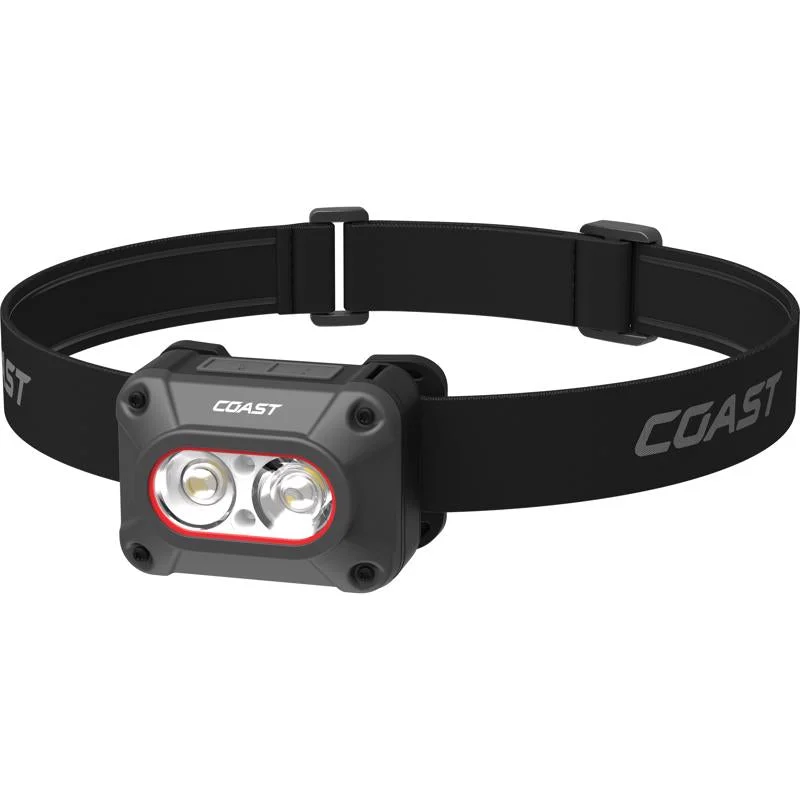 Coast FLX10R 1000 lm Black/Gray LED Rechargeable Head Lamp