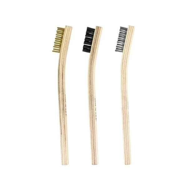 Gordon Brush 30KIT Brass Stainless Steel Nylon Bristles Brushes