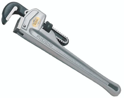 Ridgid 48 inch aluminum pipe wrench-1
