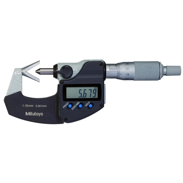 Mitutoyo 314-253-30 Series 314 Digital V-Anvil Micrometer 25-40mm