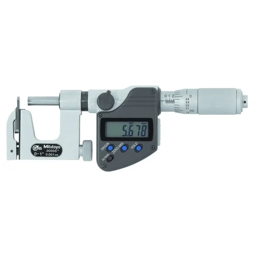 Mitutoyo 317-351-30 Interchangeable Anvil Micrometereter Metric, 0-1"
