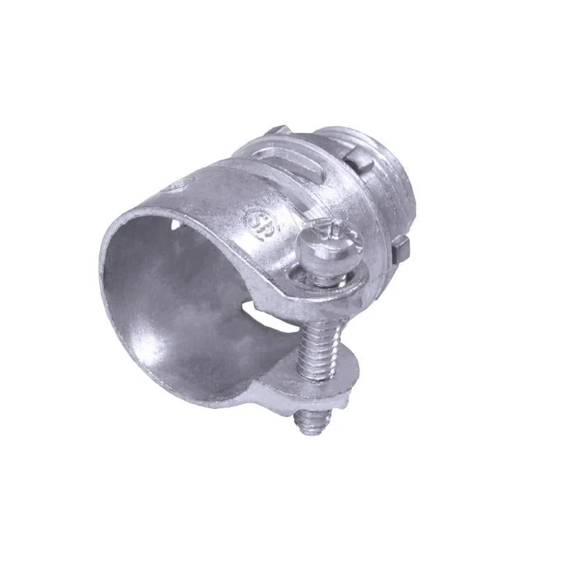 Sigma Engineered Solutions ProConnex 1 in. D Die-Cast Zinc Squeeze Connector For BX, MC and FLEX 1 p, Pack of 10