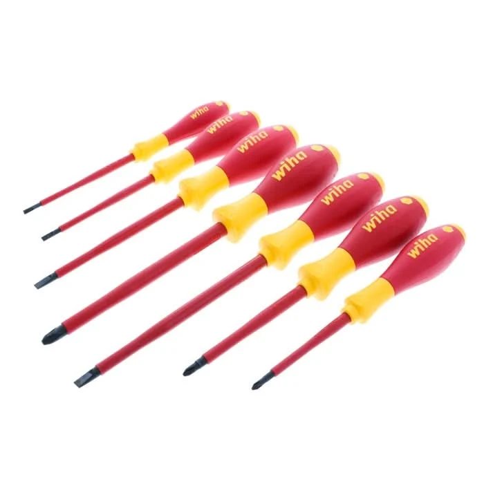 Wiha 32099 7-Piece Insulated SoftFinish Screwdriver Set