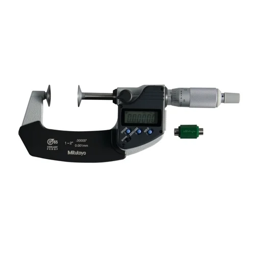 Mitutoyo 323-351-30 Digital Disc Micrometereter IP65 Metric, 1-2"