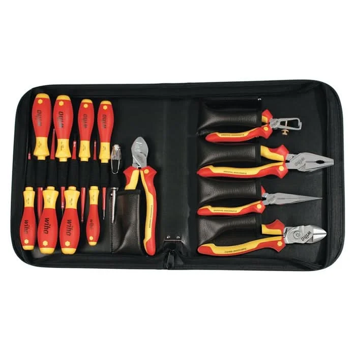 Wiha 32869 14-Piece Insulated Slimline Blades and Pliers Set