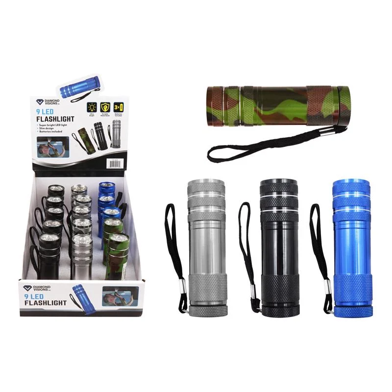 Diamond Visions Max Force Assorted LED Flashlight AAA Battery, Pack of 15