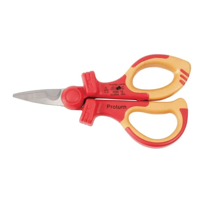 Wiha 32951 Insulated Proturn Shears, 6.3 in.