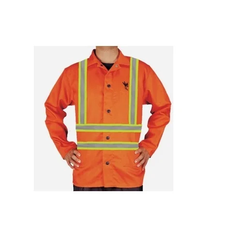 Weldas 33-6730-4XL Jacket 9-Oz Flameretardant 30" Orange