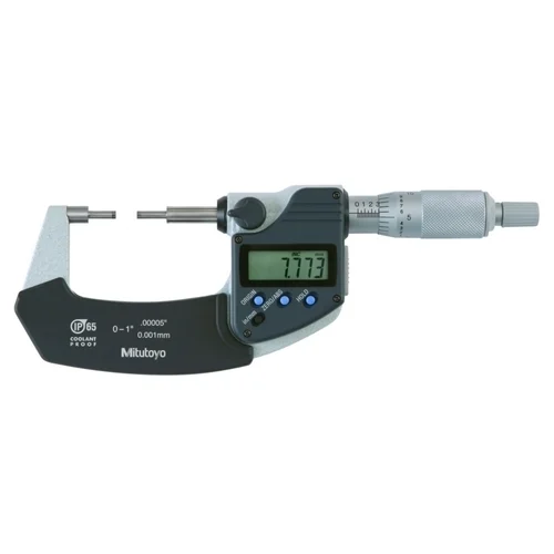 Mitutoyo 331-351-30 Digital Spline Micrometereter IP65 Metric, 0-1"